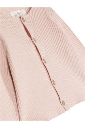 Cardigan in cotone rosa chiaro TEDDY & MINOU KIDS | E24ML006EM109305